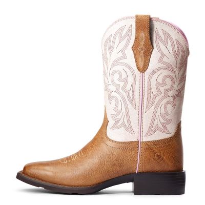 Ariat Cattle Drive - Western Laarzen Bruin / Room Dames - 10365-622